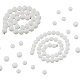 CHGCRAFT 2 Strands 2 Style Natural White Shell Beads Strands BSHE-CA0001-05-1