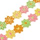 Gänseblümchen-Blumen-Polyester-Spitzenbesatz OCOR-H109-06C-1