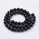 Natural Black Onyx Beads Strands G-S259-19-12mm-2