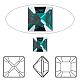 Cabujones de Diamante de imitación cristal austriaco 4428-3mm-205(F)-1