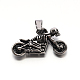 Retro 304 Stainless Steel Human Skeleton with Motorcycle Pendants STAS-F011-02-2