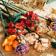 ライラック鉢植えの花ビルディングブロック  リボン付き  子供のためのdiy人工花束建築レンガおもちゃ  スミレ  120x90x58mm DIY-B019-05-6