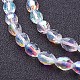 Chapelets de perles en verre électroplaqué GC886Y-3-2