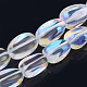 Chapelets de perles en pierre de lune synthétique G-S285-04A-3