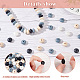Dicosmétique 80 pièces 4 couleurs perles de boulier silicone en vrac lentilles en silicone perles en vrac soucoupe de 2mm perles d'espacement en vrac perle de silicone colorée perles de boule en vrac pour la fabrication de bijoux porte-clés SIL-DC0001-12-4