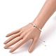 Bracelet de perles tressées en cordon de nylon ajustable BJEW-JB05732-03-5