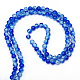 Chapelets de perles en verre craquelé peint CCG-S001-10mm-16-2