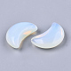 Pierres de paume de poche en cristal opalite en forme de lune G-T132-001K-2