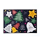 クリスマスハングタグシート  クリスマスハンギングギフトラベル  クリスマスパーティーのベーキングギフト  混合図形  カラフル  25.5x18cm DIY-I028-01-1