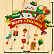 DIYのクリスマスペンダントの飾り  キッズdiy工芸品のために感じた不織布の刺繍針  カラフル  340x280mm DIY-LC0020-07-2