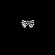 合金ラインストーンカボション  ネイルアートの装飾の付属品  蝶結び  クリスタル MRMJ-Q032-027A-1