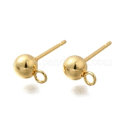 201 фурнитура для сережек-гвоздиков из нержавеющей стали STAS-R156-01G-04