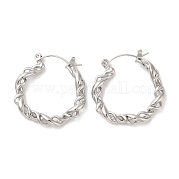 Серьги-кольца из нержавеющей стали 304 EJEW-Z022-06P