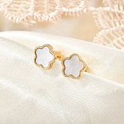Серьги-гвоздики из нержавеющей стали 304 для женщин EJEW-M068-01G