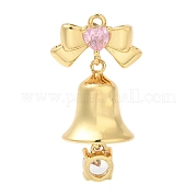 Подвески из кубического циркония с покрытием из латуни KK-R150-03G