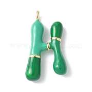 Латунь эмаль подвески KK-E093-03G-H-01