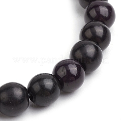 Bracelets extensibles en perles de turquoise synthétique pour femmes et hommes&nbsp;BJEW-JB11551-02