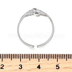 Verstellbare Manschettenringe aus Edelstahl 304&nbsp;RJEW-S628-03P