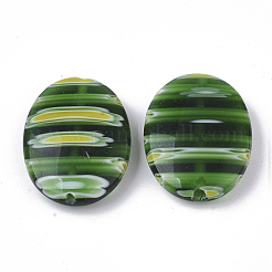 Handgemachte Glasperlen Millefiori&nbsp;LK-T001-04