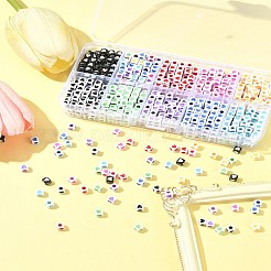 900pcs 10 Farben undurchsichtige Acrylperlen&nbsp;OACR-FS0004-04