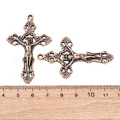 Tibetischer stil Aluminium Anhänger & Charms&nbsp;TIBEP-S298-011R