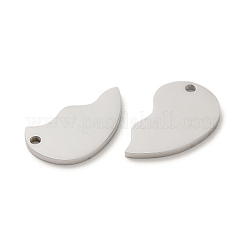 Pendentifs fendus en acier inoxydable 304 anti-ternissement&nbsp;STAS-K270-09P