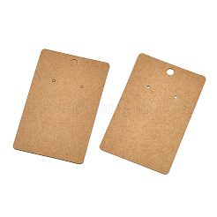 Rechteckige Kraftpapier-Ohrring-Displaykarten mit einem Loch zum Aufhängen&nbsp;CDIS-YWC0001-02