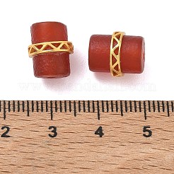Natürliche Karneolperlen (gefärbt und erhitzt)&nbsp;GG-D002-17G-01