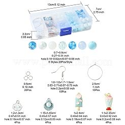 Kits de fabrication de boucles d'oreilles en perles acryliques&nbsp;DIY-FS0006-67B