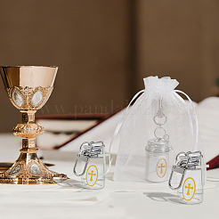 32pcs décorations de pendentif de bouteille en verre&nbsp;HJEW-OC00368