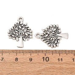 Tibetischer stil Aluminium Anhänger & Charms&nbsp;AL-CBA5212-12AS
