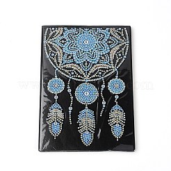 Quaderno in similpelle con motivo floreale fai da te rettangolo pittura diamante&nbsp;DIY-WH0257-20