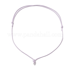 5 collier en cordon de polyester ciré réglable de 5 couleurs&nbsp;AJEW-JB01309-01