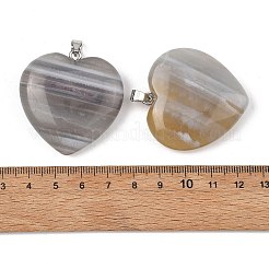 Pendentif en agate à bandes naturelles&nbsp;GG-K002-12A-15
