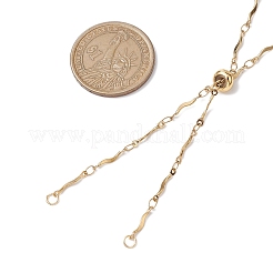 304 Edelstahl Schieber Halskette Zubehör&nbsp;AJEW-JB01261-02