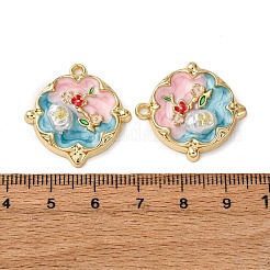 Pendentifs en émail en alliage doré&nbsp;ENAM-B028-38KCG-05