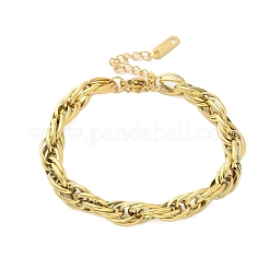 304 Edelstahl-Seilkettenarmbänder&nbsp;BJEW-C084-02G