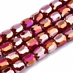 Brins de perles de verre galvanoplastie opacité&nbsp;EGLA-T020-08-B