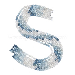 Natürliche teufelsblaue Aquamarin-Perlenstränge&nbsp;G-NH0073-A01