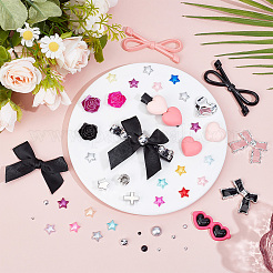 DIY Harz Strass & ABS Kunststoff & Kunststoff Cabochons&nbsp;FIND-SC0021-32