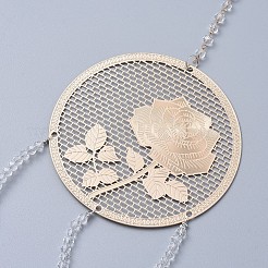 Kristalle Kronleuchter Sonnenfänger Prismen Chakra hängen Anhänger&nbsp;AJEW-I040-05