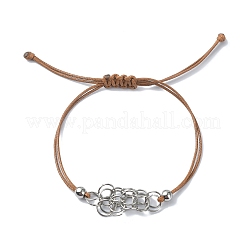 Makramee-Beutelarmband aus 304 Edelstahl zur Herstellung eines Steinhalters&nbsp;AJEW-JB01193