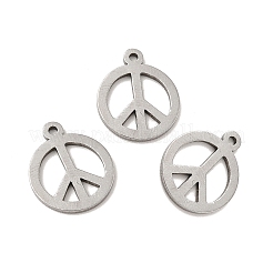 Pendentifs en acier inoxydable 201 anti-ternissement&nbsp;STAS-P312-04P