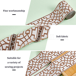 Rubans géométriques de broderie en polyester de 5 m&nbsp;OCOR-FG0002-14C