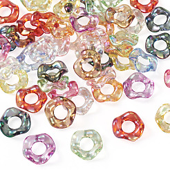 Perles acryliques transparentes aux UV plaquées&nbsp;FIND-TAC0035-51A
