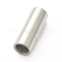 Fermoirs magnétiques en acier inoxydable 304 résistant au ternissement avec emembouts collées&nbsp;STAS-B017-04P