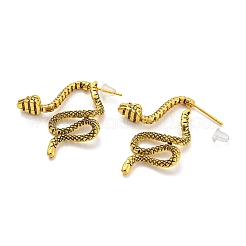 Boucles d'oreilles avant et arrière en alliage&nbsp;EJEW-B031-03AG