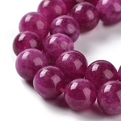 Gefärbte natürliche malaysia jade perlen stränge&nbsp;G-G021-02C-03