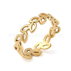 Fingerringe aus 304 Edelstahl für Damen&nbsp;RJEW-U060-02G