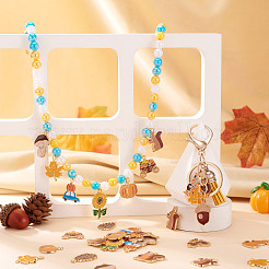 24 pendentif en alliage émaillé pour Thanksgiving&nbsp;ENAM-TA0002-59